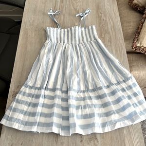 Janie and jack striped smocked dress - like new condition